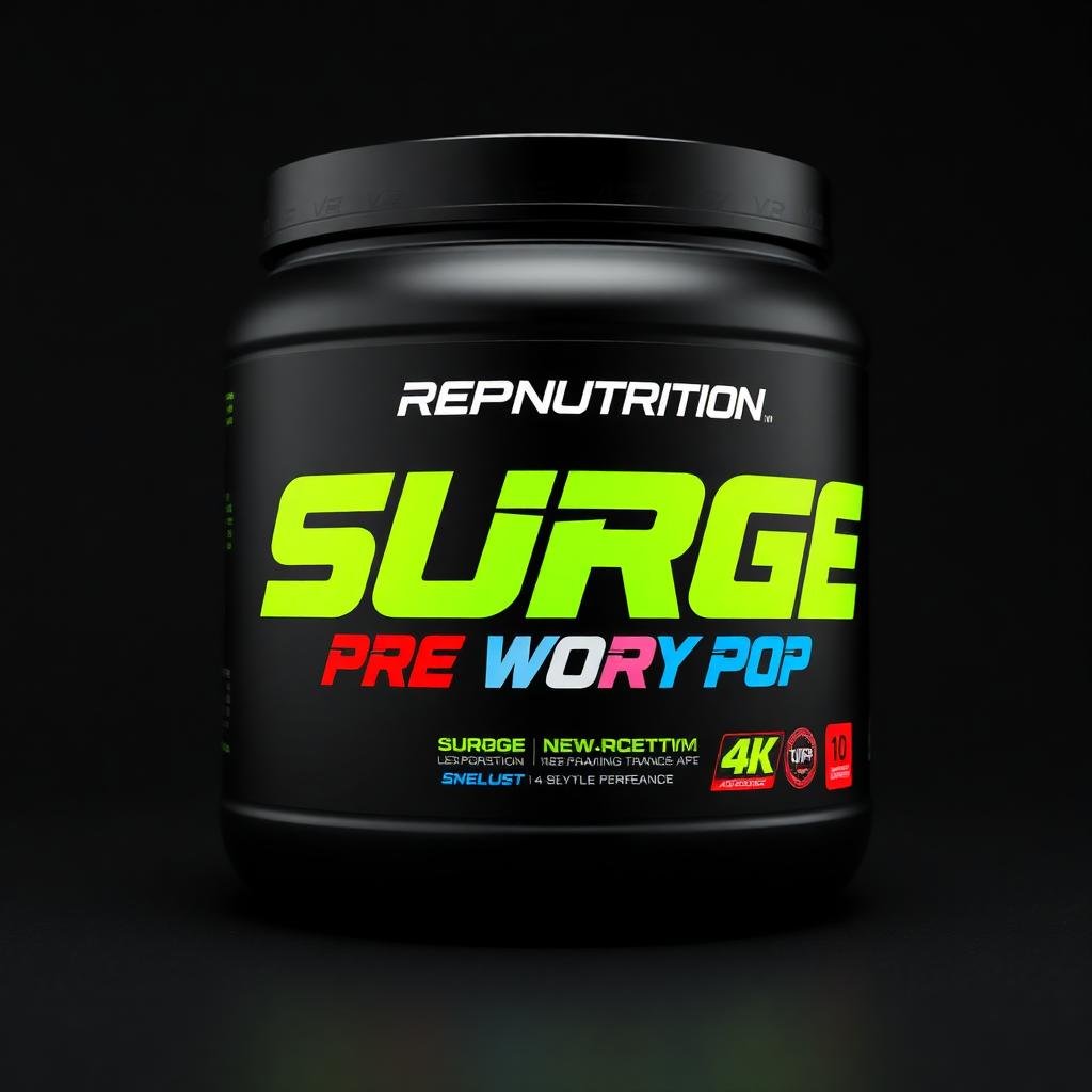 RepNutrition Surge Pre - Workout — Rocket Pop - Repnutrition